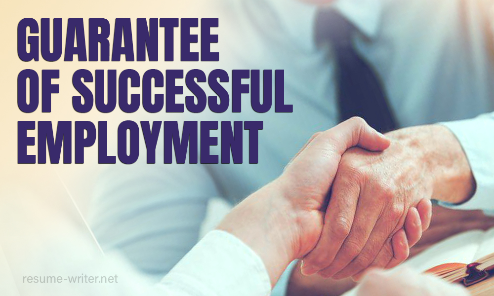 Guarantee of Successful Employment