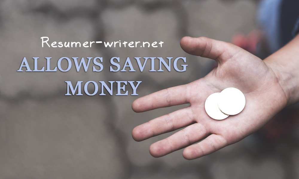 Resumer-writer.net allows saving money