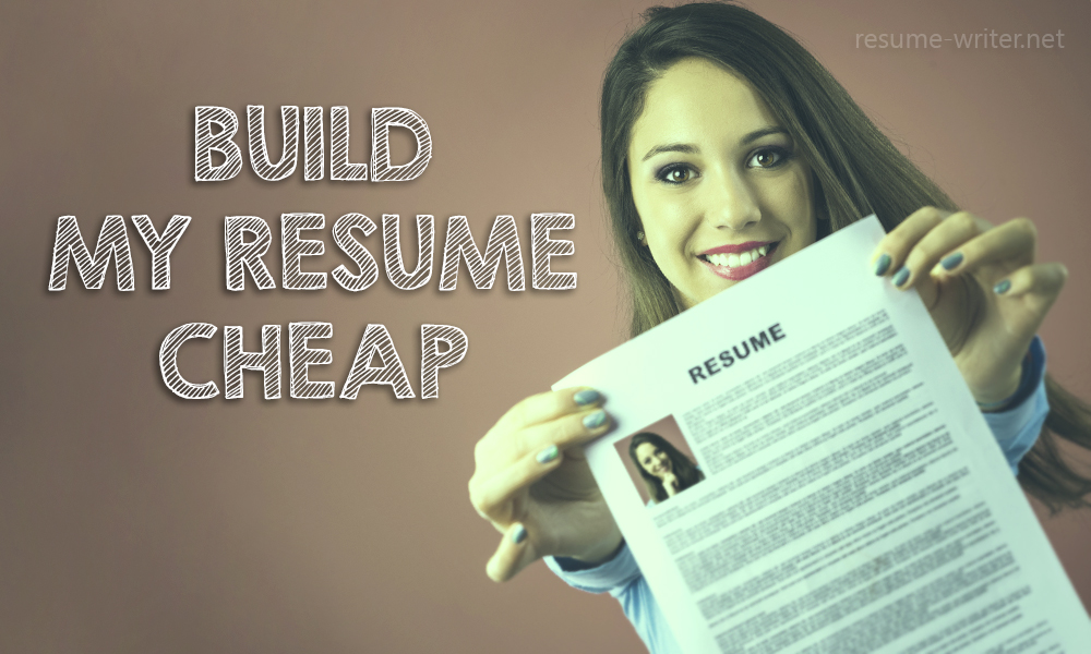Build My Resume Cheap