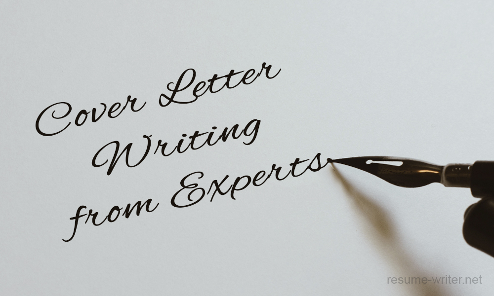 Cover Letter Writing from Experts